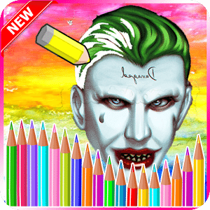 Suicide Joker Game Coloring