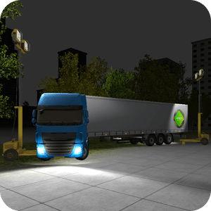 Night Truck Parking 3D