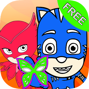 Coloring PJ Hero Game