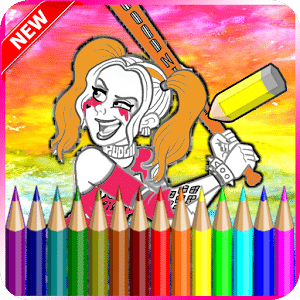 Harley Squad Coloring Book