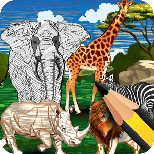 Animal Coloring Kingdom AR