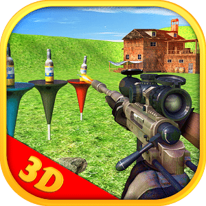 Sniper 3D Bottle Shooting