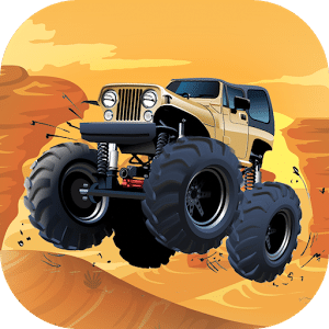 Monster Truck Hill Racing Game