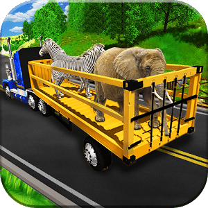 动物园动物运输卡车3D