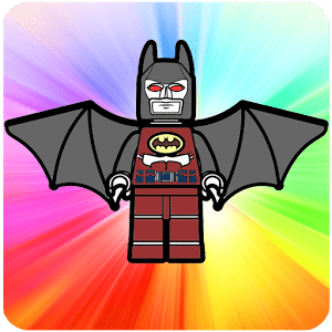 How To Color Lego Batman