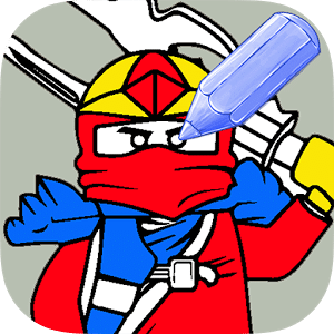 Ninja Hero Coloring