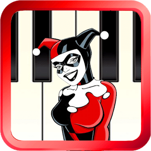 Harley Quinn piano tiles