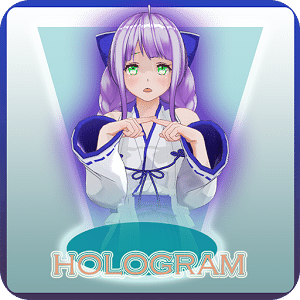 Anime girls hologram