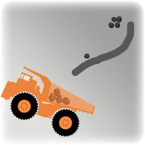 Brain Rocks - mining truck