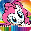 Coloring little pony princess