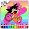 Coloring Super Saiyan God