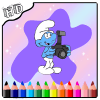 How To Coloring Smurfs