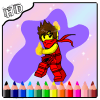 How to Coloring Ninjago Game