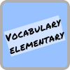 Vocabulary elementary