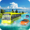 Floating Water Coach Bus Traffic Race