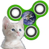 Fidget Spinner: Cats in Space