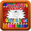 Top Super Hero Coloring Book