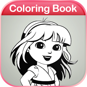 Coloring of Dora The Adventure