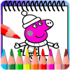 How to color Peppa Pig ( coloring pages)