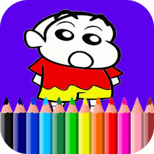 Learn coloring shin chan