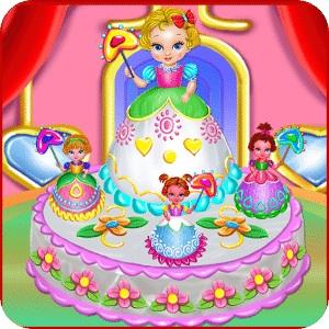 Baby Princess Cake Cooking