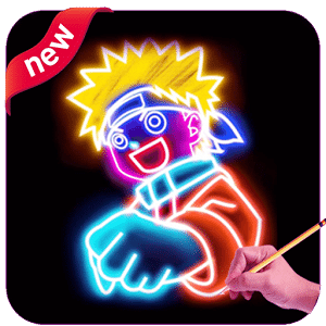 Glow Draw + Paint Cartoon