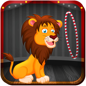 Circus Lion Ring Jump