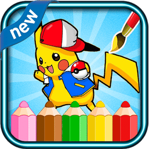 Coloring book for pokem fans