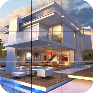 Puzzle - Modern villa