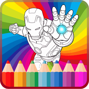 Superhero Coloring Book *