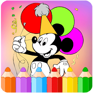 How to color Mickey mouse