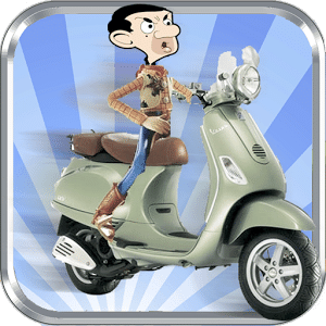 MR BEAN MOTORCYCLE RACING