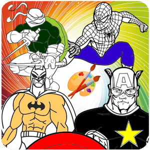 How To Color SuperHero Squad