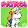 Patrol Puppy Coloring Book Game for Kids