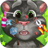 Talking Cat Skin Doctor Kids Game