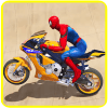 Superhero Motorbike Race