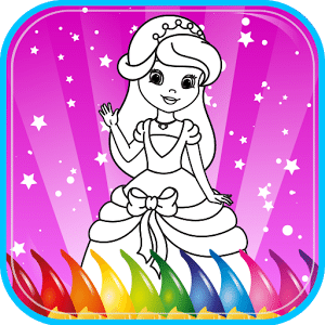 公主彩图 Princess Coloring Book