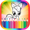 Coloring game of pony