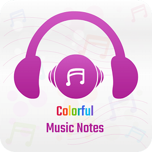 Colorful Music Notes