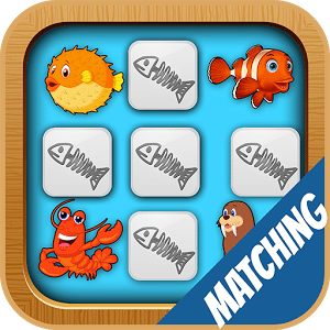 Kids Memory Game - Sea Animals