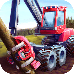 Forest Harvester Tractor 3D