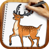 Learn to Draw Deers with Amazing Horns