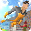 Flying Running Superhero Escape