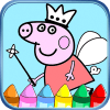 Coloring game for Peppa Piggy.