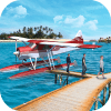 Sea Plane Flight Sim : Island Tourist Transporter