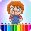 Killer Chucky Coloring Game