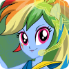 Dress up Rainbow Dash Rainbooms Style