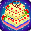 Princess Heart Wedding Cake