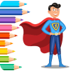 Coloring Super Fun Heroes