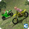 摩托车骑马山儿童